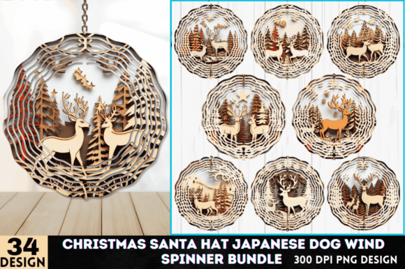 3D Christmas Reindeer Wind Spinner Review for Illustrations