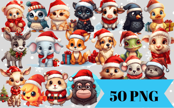 Christmas Animals Illustrations Review for Sellers