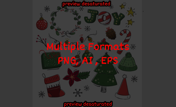Christmas Background with Elements Hdraw: A Designer's Review of Premium Illustrations