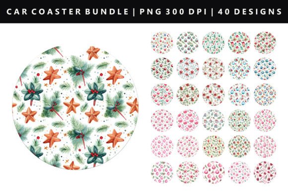 Christmas Car Coaster Sublimation: A Review for Sellers of Illustrations