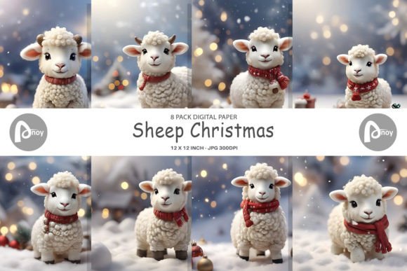 Digital Paper Sheep Christmas: A Designer's Review