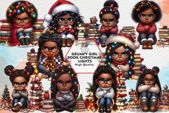 Grumpy Girl Book Christmas Lights: A Designer's Review of Seasonal Illustrations