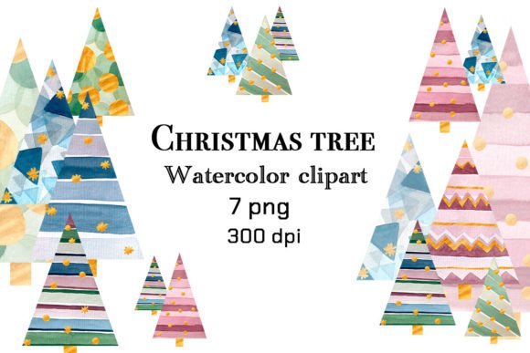 Hand Painted Christmas Tree Clipart: A Review for Illustrations Sellers