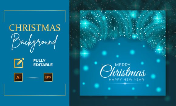 Merry Christmas Leaf with Snow, Dark Blu: A Review of Seasonal Illustrations