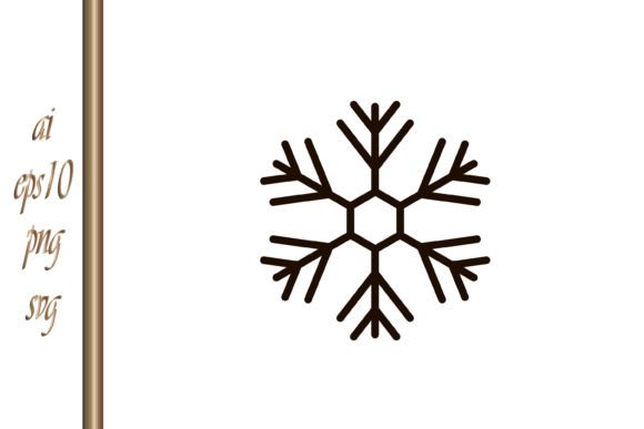 Snowflake Icon Christmas Winter Xmas Illustrations